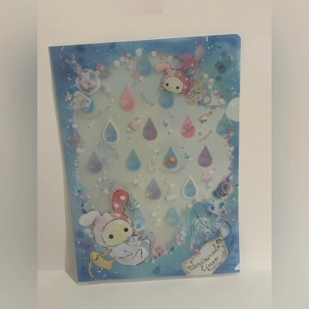 Sentimental Circus Rainy Days Thin Plastic File Folder